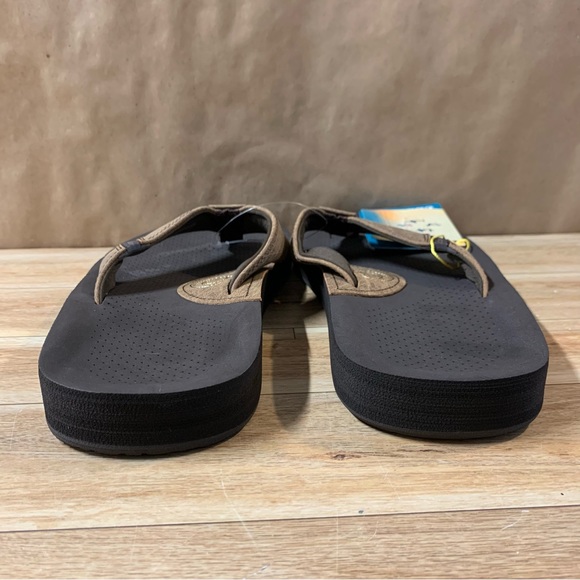 New! Cobian ARV 2 Sandals Flip Flops Thongs Men 9 Brown Java Beach Surf - Picture 5 of 10